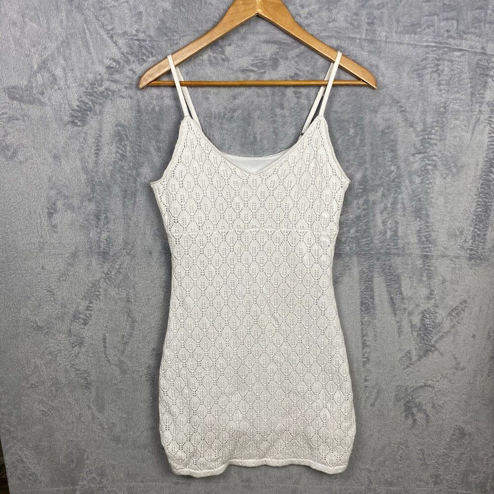Bluenotes Crochet Dress Medium Cottagecore‎ Coquette Festival Romantic Y2K Fairy